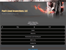 Tablet Screenshot of leadinspections.us
